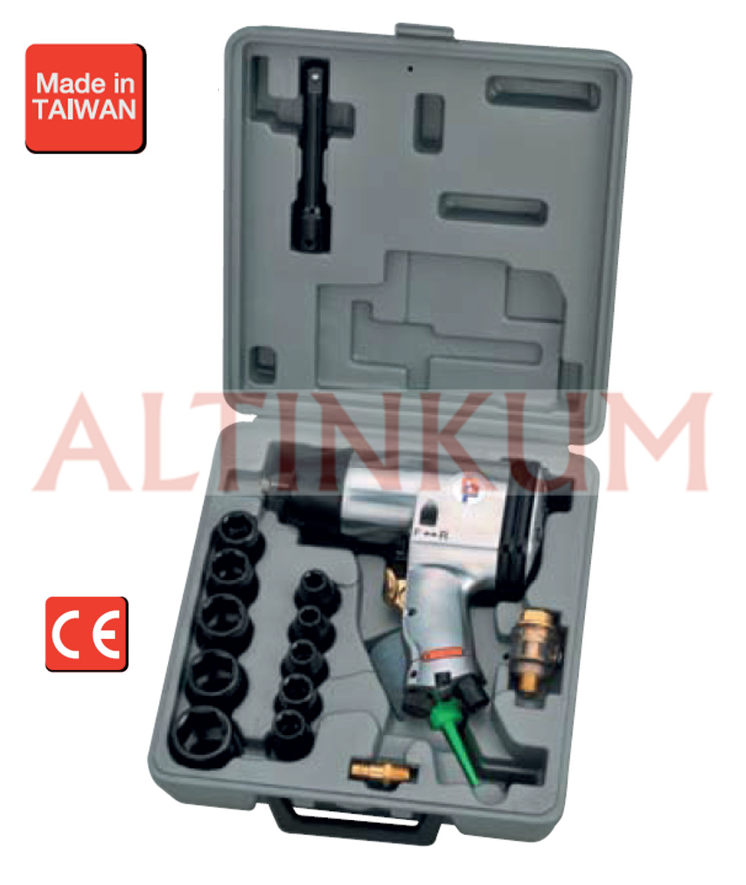 Gison 1/2" Havalı Somun Sıkma Seti GW-16H1K